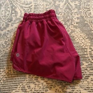 Lululemon Magenta Hotty Hot Shorts Sz. 4